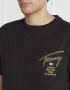 Tommy Jeans Tricou GOLD SIGNATURE BACK | Regular Fit