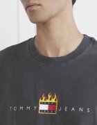 Tommy Jeans Tricou LINEAR FIRE FLAG | Relaxed fit