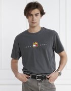 Tommy Jeans Tricou LINEAR FIRE FLAG | Relaxed fit
