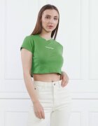 Tommy Jeans Tricou TJW BBY CRP ESSENTIAL LOGO 3 SS | Cropped Fit