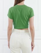 Tommy Jeans Tricou TJW BBY CRP ESSENTIAL LOGO 3 SS | Cropped Fit