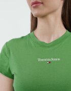 Tommy Jeans Tricou TJW BBY CRP ESSENTIAL LOGO 3 SS | Cropped Fit