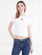 Tommy Jeans Tricou TJW BBY RIB XS BADGE | Slim Fit