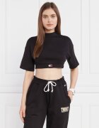 Tommy Jeans Tricou TJW SP CRP XS BADGE MOCK NECK | Cropped Fit