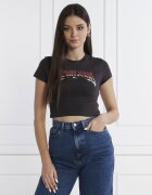 Tommy Jeans Tricou WASHED TJ ROCK | Cropped Fit