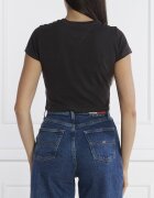 Tommy Jeans Tricou WASHED TJ ROCK | Cropped Fit