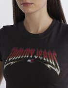 Tommy Jeans Tricou WASHED TJ ROCK | Cropped Fit