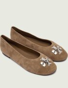 Tory Burch Balerini Charlie | piele întoarsă