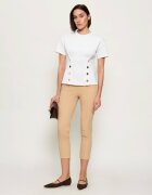 Tory Burch Balerini Double T Mary Jane | piele întoarsă