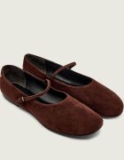 Tory Burch Balerini Mary Jane | piele întoarsă