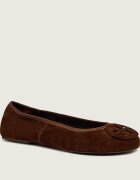 Tory Burch Balerini MINNIE TRAVEL | piele întoarsă