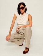 Tory Burch Balerini Reva Travel | piele întoarsă