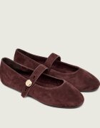Tory Burch Balerini Romy Mary Jane | piele întoarsă