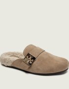 Tory Burch Căptușite mules (încălțăminte) Mellow | piele întoarsă | shearling