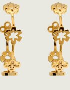 Tory Burch Cercei Forget Me Not Hoop Earrings