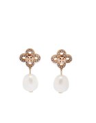 Tory Burch Cercei Kira Clover Pearl Drop
