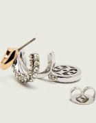 Tory Burch Cercei Miller Pave Triple Hoop