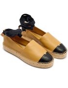 Tory Burch De piele espadrile Cap-Toe