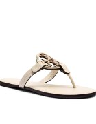 Tory Burch De piele flip flops Metal Miller
