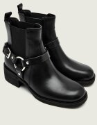 Tory Burch De piele ghete biker MOTO