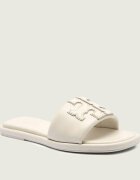 Tory Burch De piele șlapi DOUBLE T SPORT SLIDE