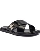 Tory Burch De piele șlapi T Lock