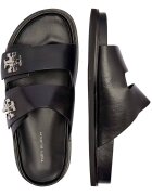 Tory Burch De piele șlapi Turnlock Sport