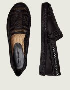 Tory Burch Espadrile Open Weave cu adaos de piele