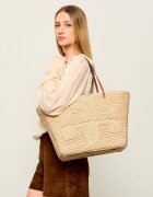 Tory Burch Geantă shopper + borsetă Ella | x Doum cu adaos de piele