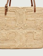 Tory Burch Geantă shopper + borsetă Ella | x Doum cu adaos de piele