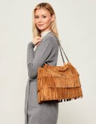 Tory Burch Geantă shopper Fleming | piele întoarsă