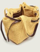 Tory Burch Geantă shopper Romy cu adaos de piele