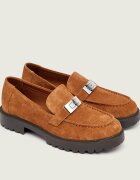 Tory Burch Pantofi loafer Leelee Lug | piele întoarsă