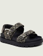 Tory Burch Sandale T MONOGRAM cu adaos de piele