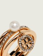 Tory Burch Set de inele Icon Pavé Charm