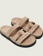 Tory Burch Șlapi INES | piele întoarsă