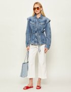 Tory Burch Șlapi MELLOW cu adaos de piele