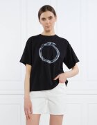 Trussardi Tricou GREYHOUND HEATMAP PRINT COTTON JERSEY 30/1 | Relaxed fit