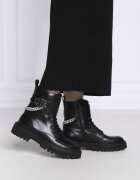 Twinset Actitude Botine cu adaos de piele