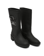 Twinset Actitude Cizme Biker cu adaos de piele