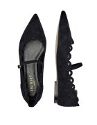 TWINSET Balerini Mary Jane | piele întoarsă