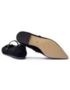 TWINSET Balerini Mary Jane | piele întoarsă