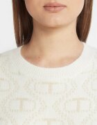 TWINSET Bluză | Regular Fit cu adaos de lână