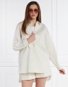 TWINSET Cămașă CAMICIONE | Relaxed fit | cu adaos de in