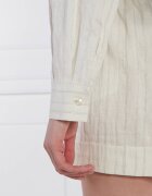 TWINSET Cămașă CAMICIONE | Relaxed fit | cu adaos de in