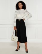 TWINSET Pantaloni | Loose fit cu adaos de lână
