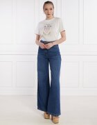 TWINSET Tricou PINK HEART | Regular Fit