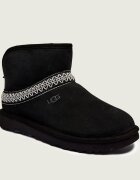 UGG Bocanci Classic Mini Crescent | piele întoarsă | lână