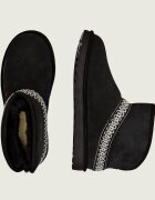 UGG Bocanci Classic Mini Crescent | piele întoarsă | lână