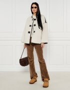 UGG Bocanci Classic Mini Crescent | piele întoarsă | lână
